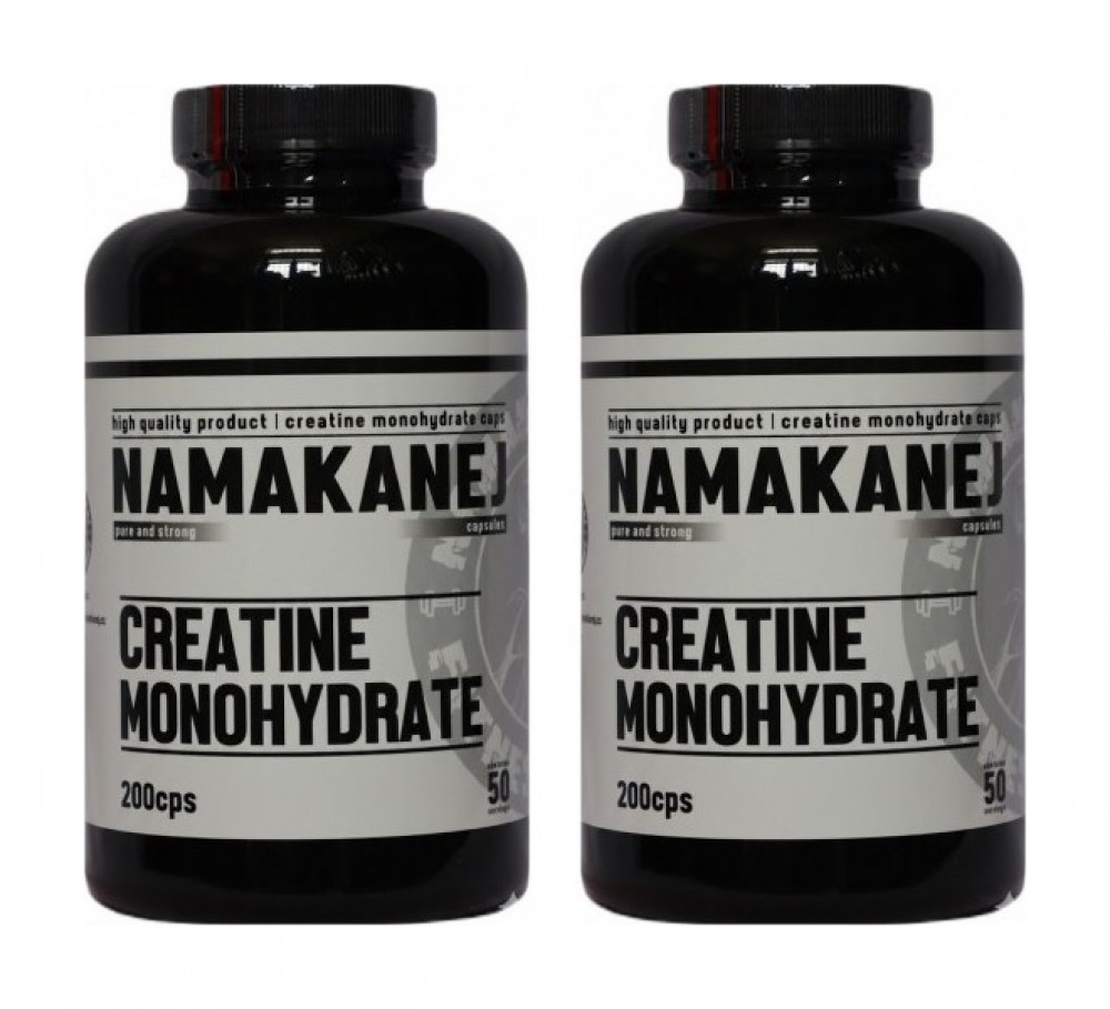 Creatin monohydrate 200 kapslí 1+1