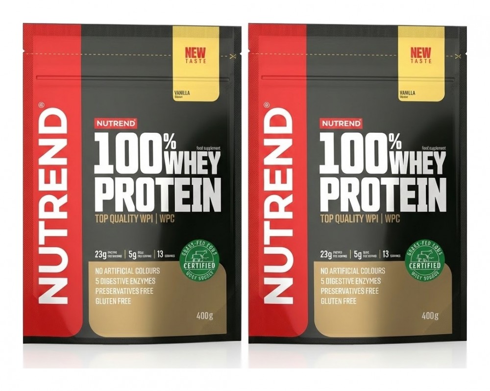100% Whey Protein   400 g 1+1