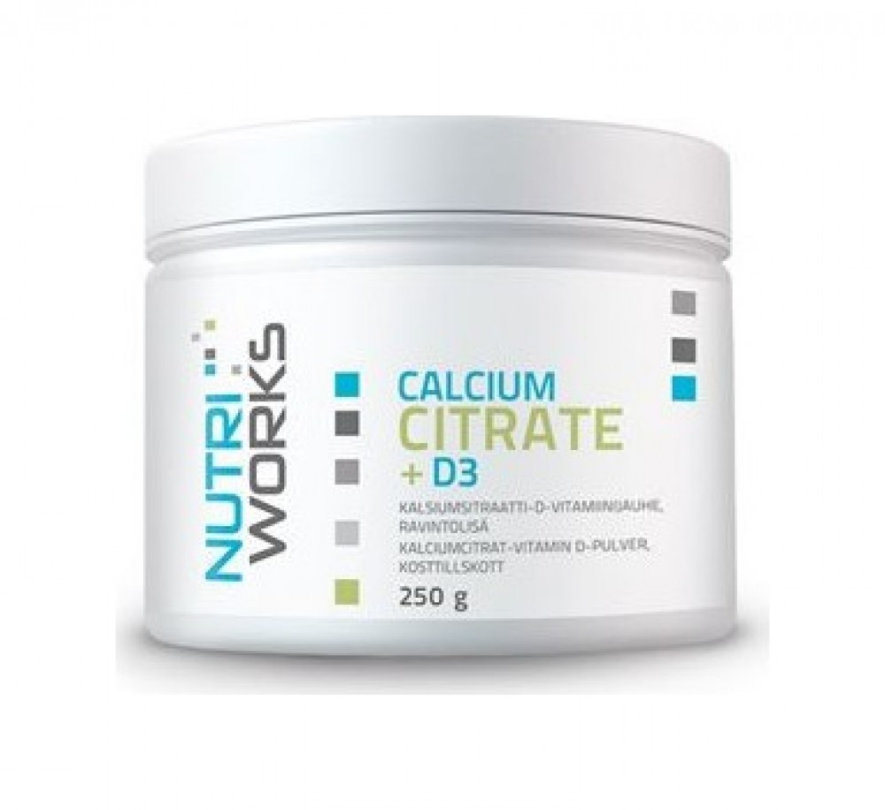 Calcium Citrate + D3 250 g (Citrát vápenatý + vitamín D3)