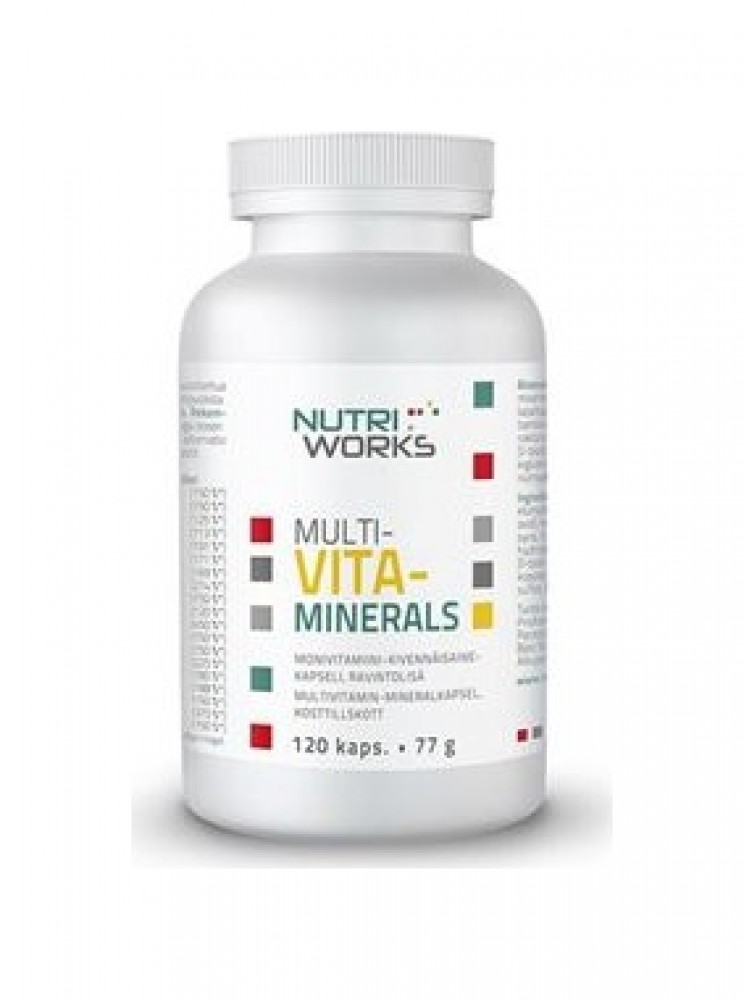 Multivitaminerals 120 kapslí (Směs vitamínů a minerálů) SK