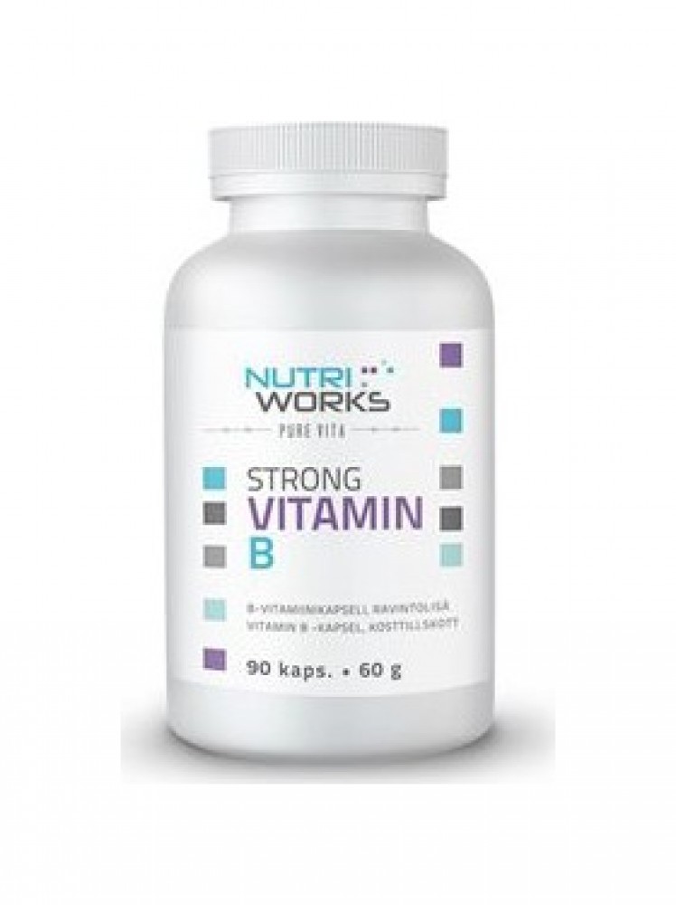 Strong Vitamin B 90 kapslí (Silný vitamín B)