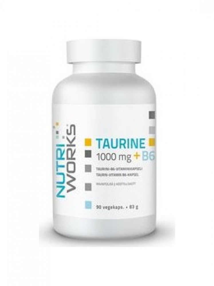 Taurine 1000 mg + B6 90 kapslí