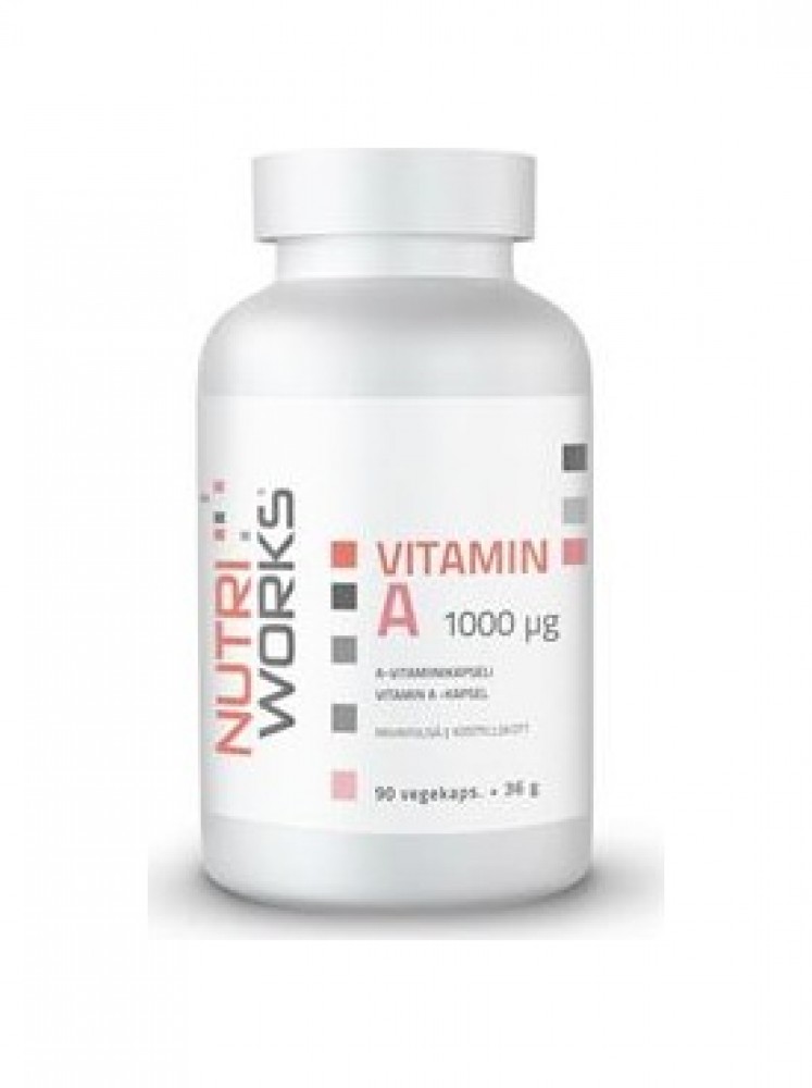 Vitamin A 1000 µg 90 kapslí