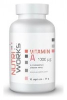 Vitamin A 1000 µg 90 kapslí 