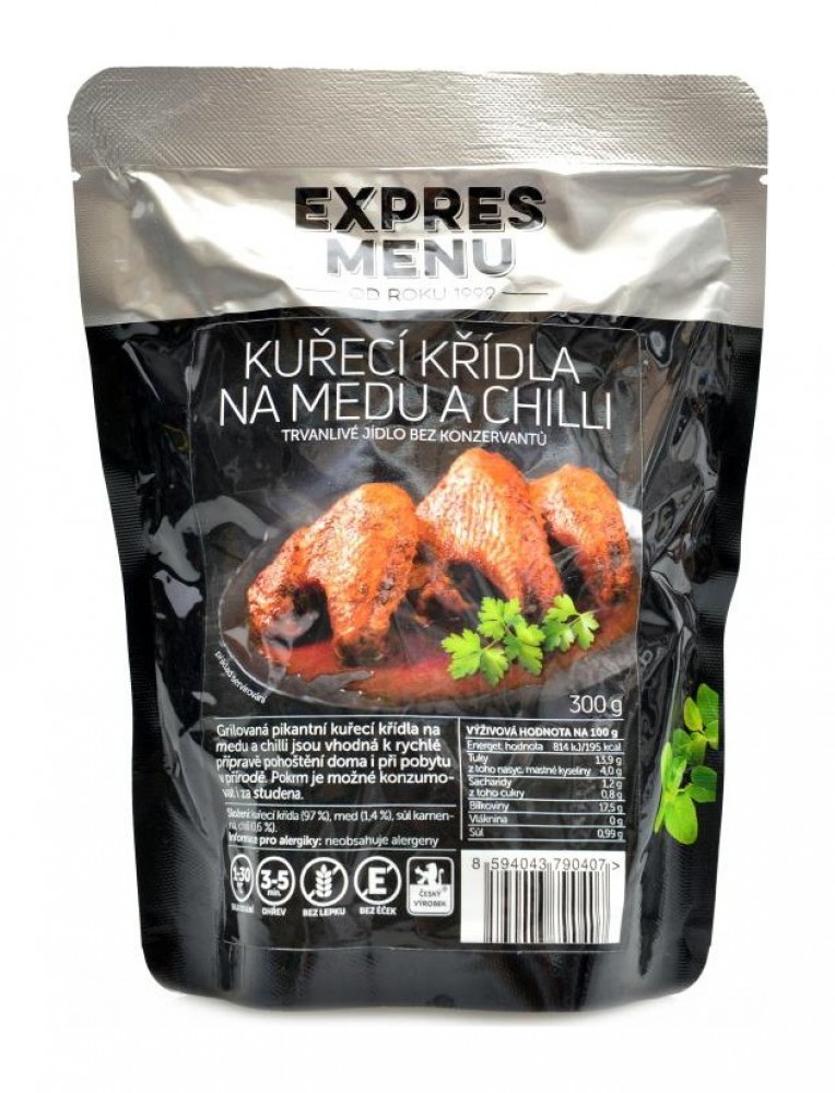 Kuřecí křídla na medu a chilli (SCD) 300g