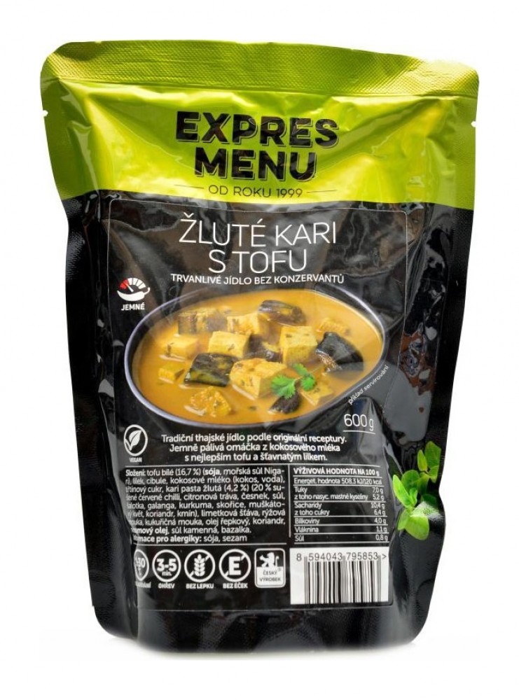 Žluté kari s tofu 600g