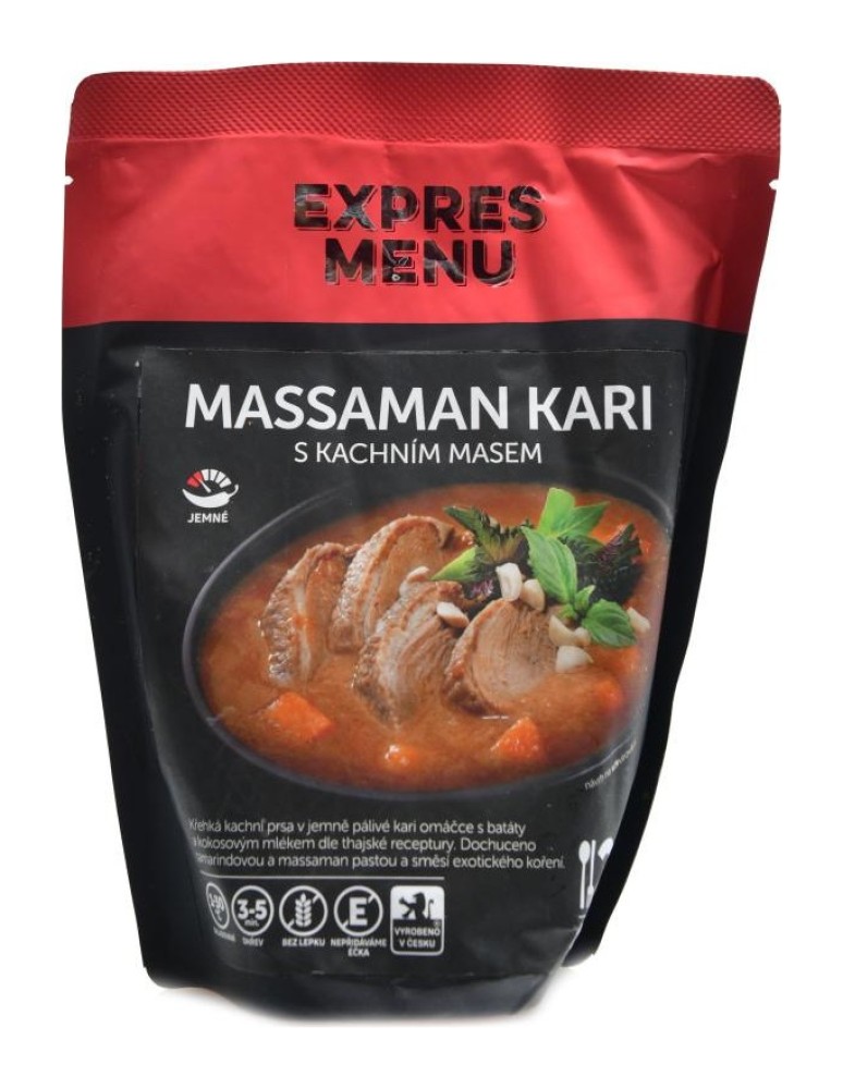 Massaman kari - Thajské kari s kachním masem 600g