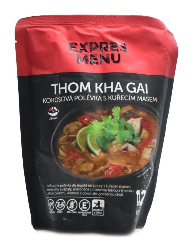 Thom Kha Gai - Thajská kokosová polévka s kuřecím masem 600g