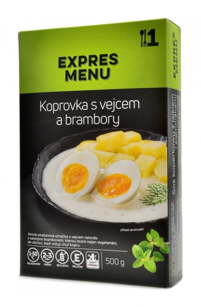 KM Koprovka s vejci a bramborem 500g