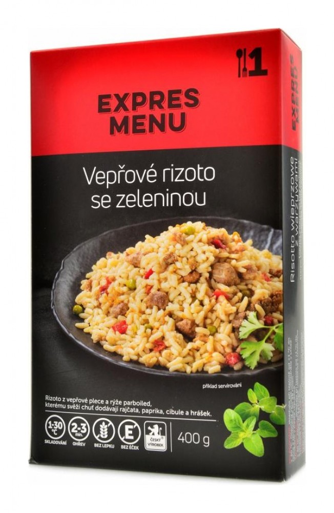 KM Vepřové rizoto se zeleninou 400g