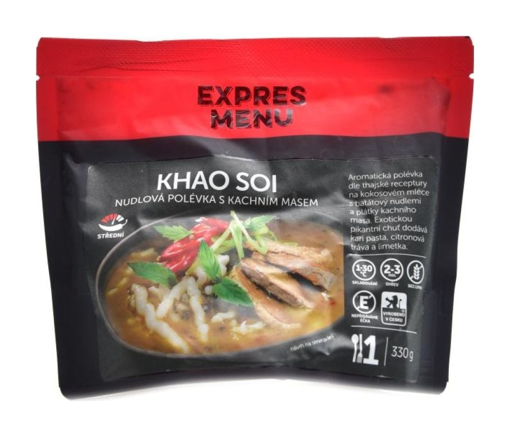 Khao Soi - Thajská nudlová polévka s kachním masem 330g