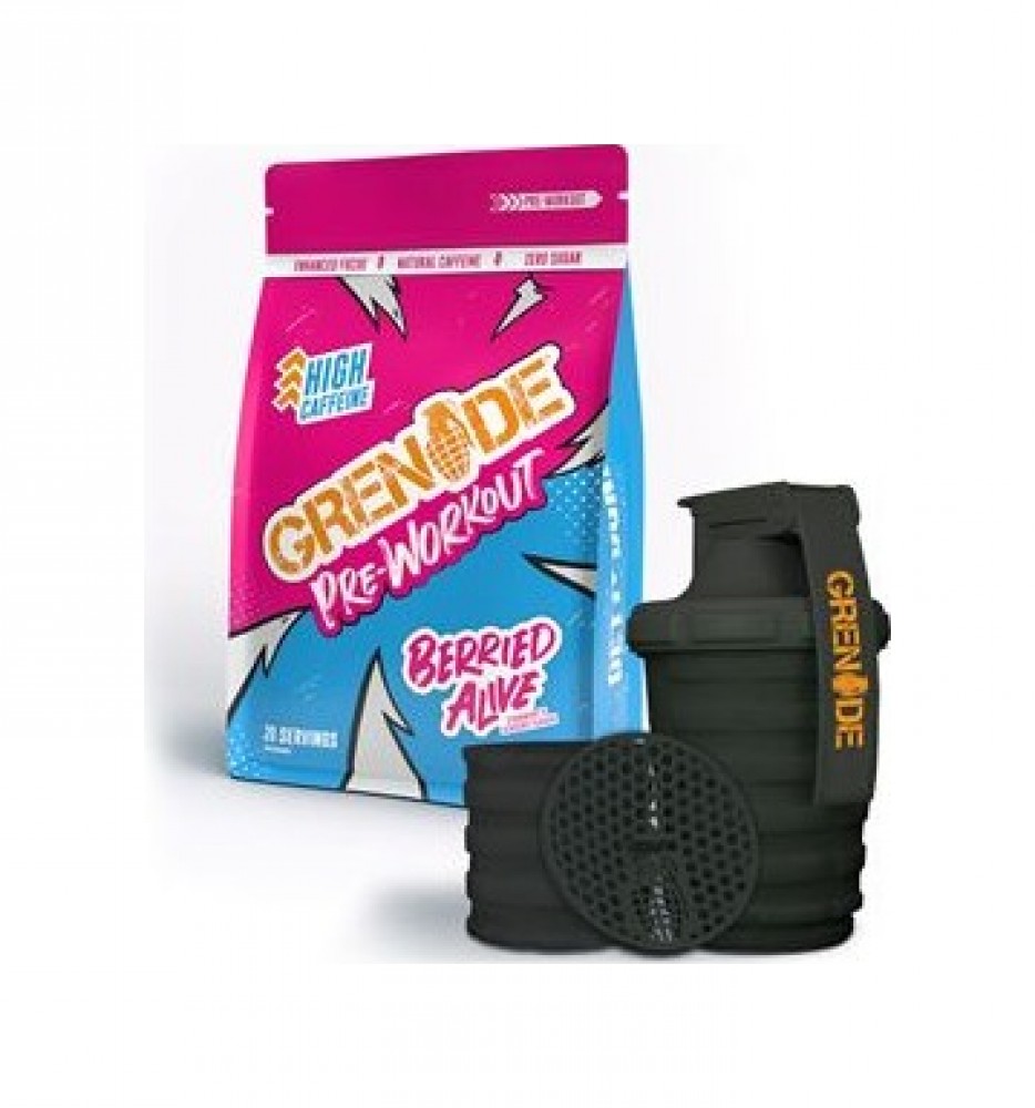 Grenade Pre-Workout 330 g   + šejkr ZDARMA