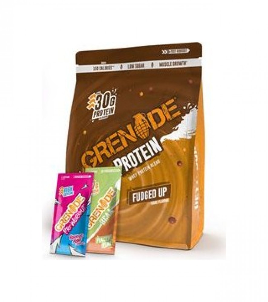 Grenade Whey Protein 2 kg    + vzorek Pre-Workout 16,5g a vzorek BCAA 13g zdarma