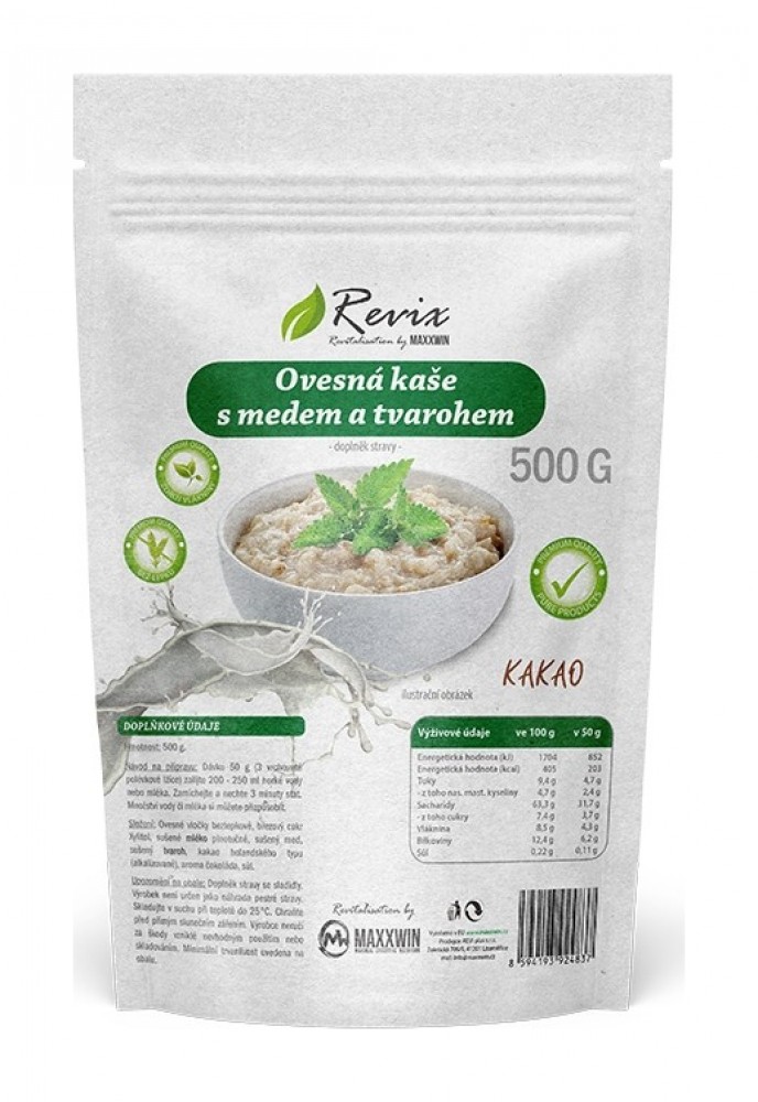 OVESNÁ KAŠE S MEDEM A TVAROHEM 500 g