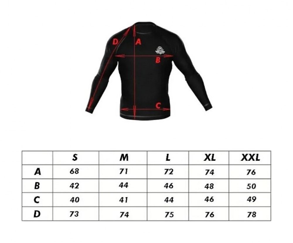 Pánské tréninkové tričko DBX Rashguard RSL Black