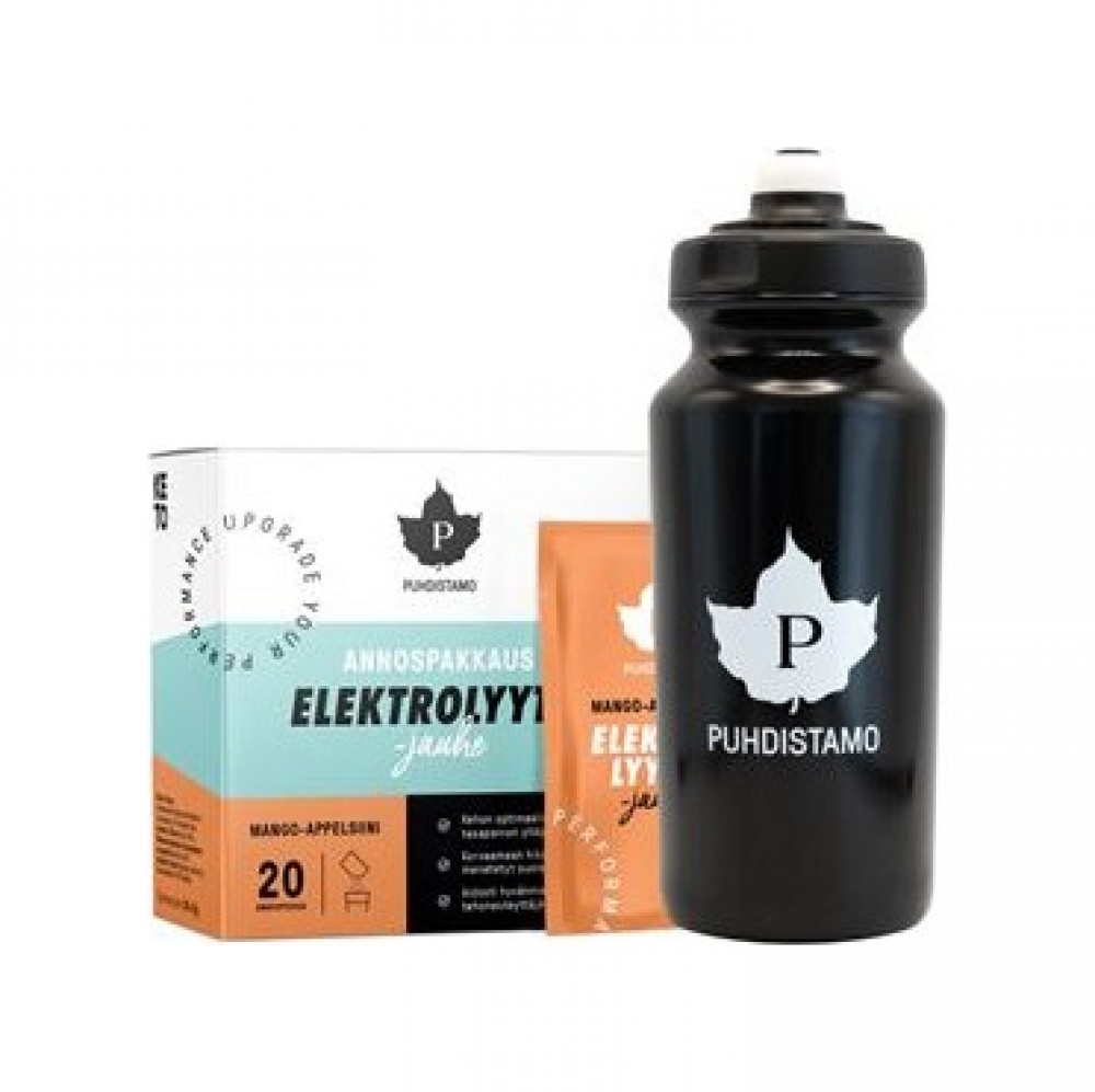 Electrolyte Powder 20x5g mango orange + láhev 500ml ZDARMA