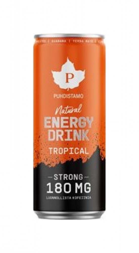 Natural Energy Drink STRONG 330ml tropical