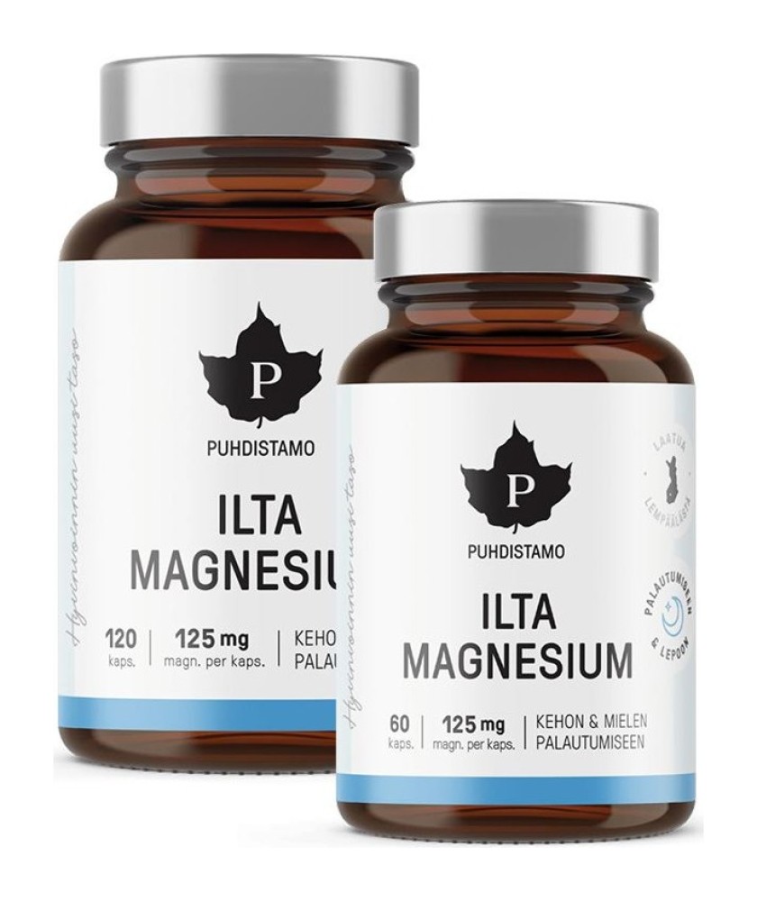 Night Magnesium 120 kapslí + 60 kapslí ZDARMA (Ilta Magnesium)