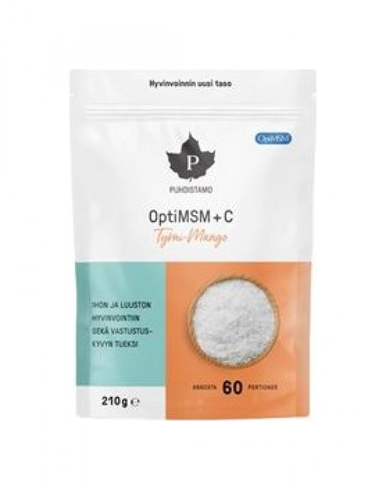 OptiMSM + C 210 g rakytník-mango