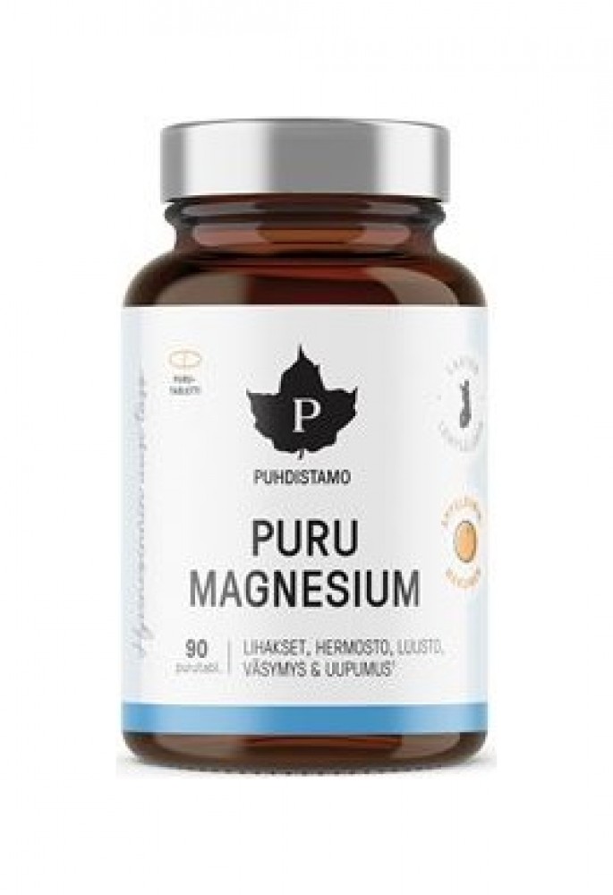 Puru Magnesium 90 rozpustných tablet pomeranč