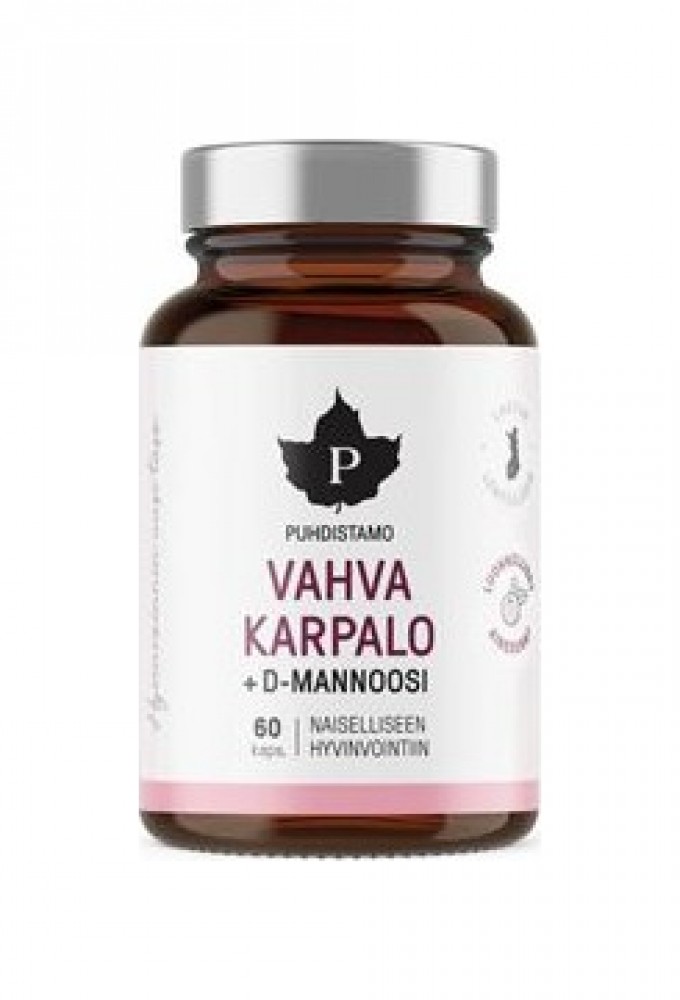 Strong Cranberry + D-mannose 60 kapslí (Extrakt z brusinek s D-manózou))