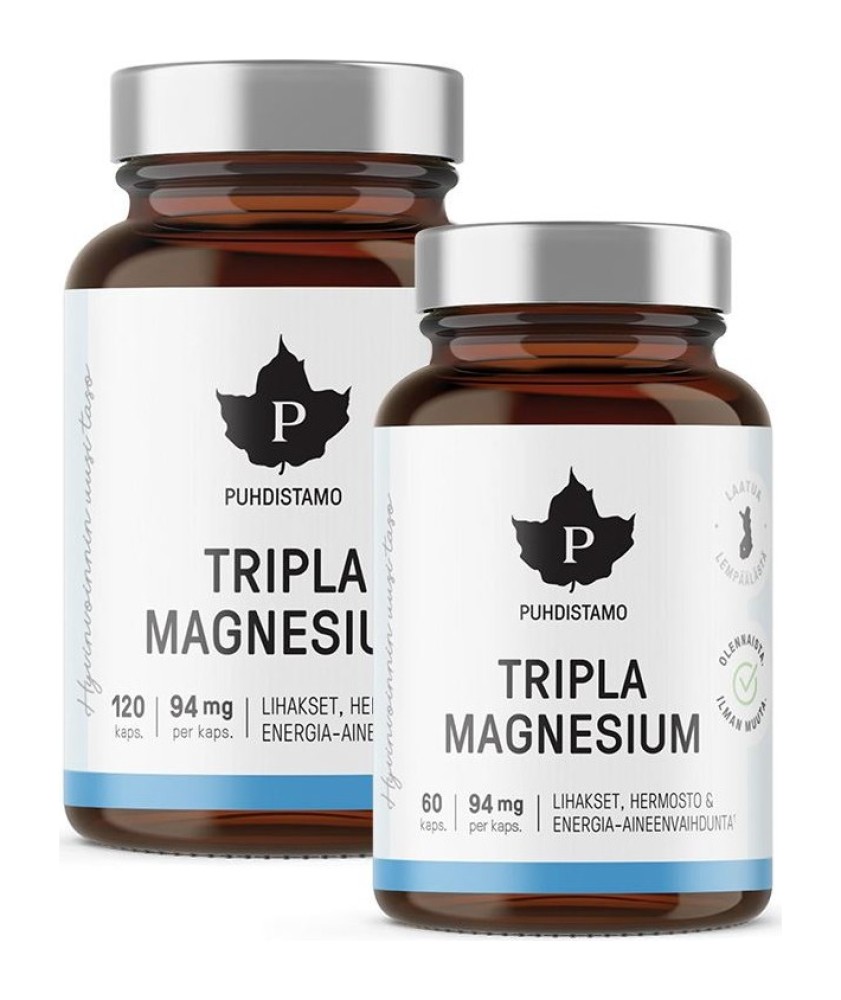 Triple Magnesium 120 kapslí + 60 kapslí ZDARMA (Hořčík)