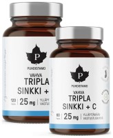 Triple Zinc 25mg + Vitamin C 120 kapslí + 60 kapslí ZDARMA 