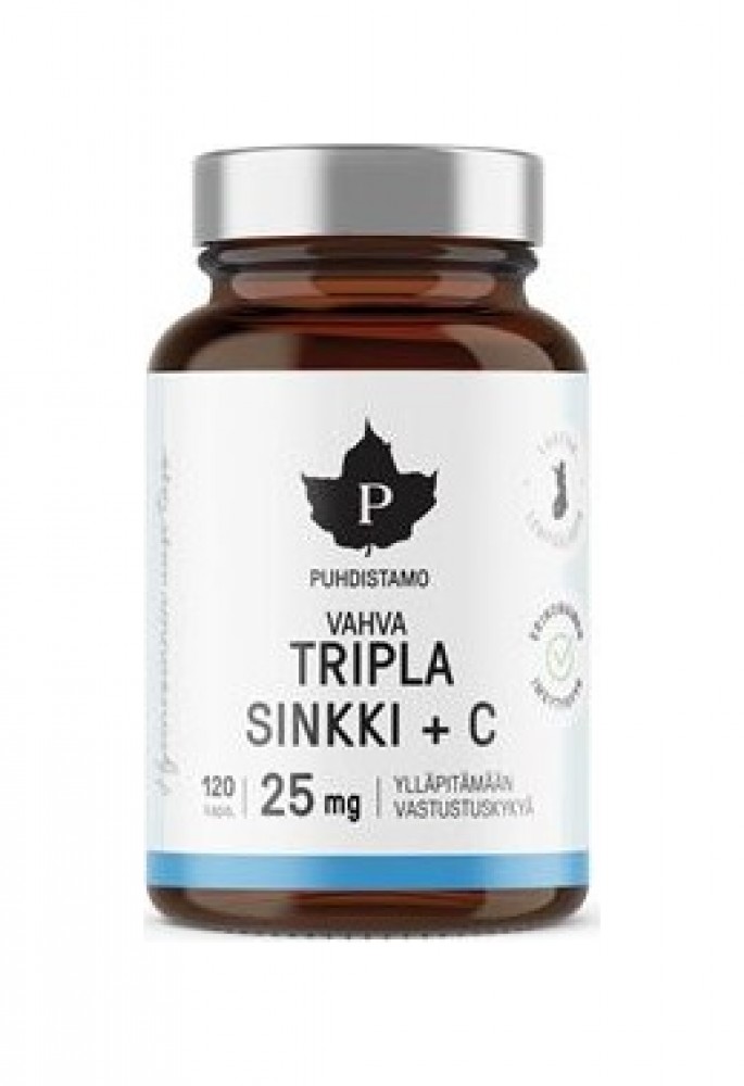 Triple Zinc 25mg + Vitamin C 120 kapslí (Zinek s vitamínem C)