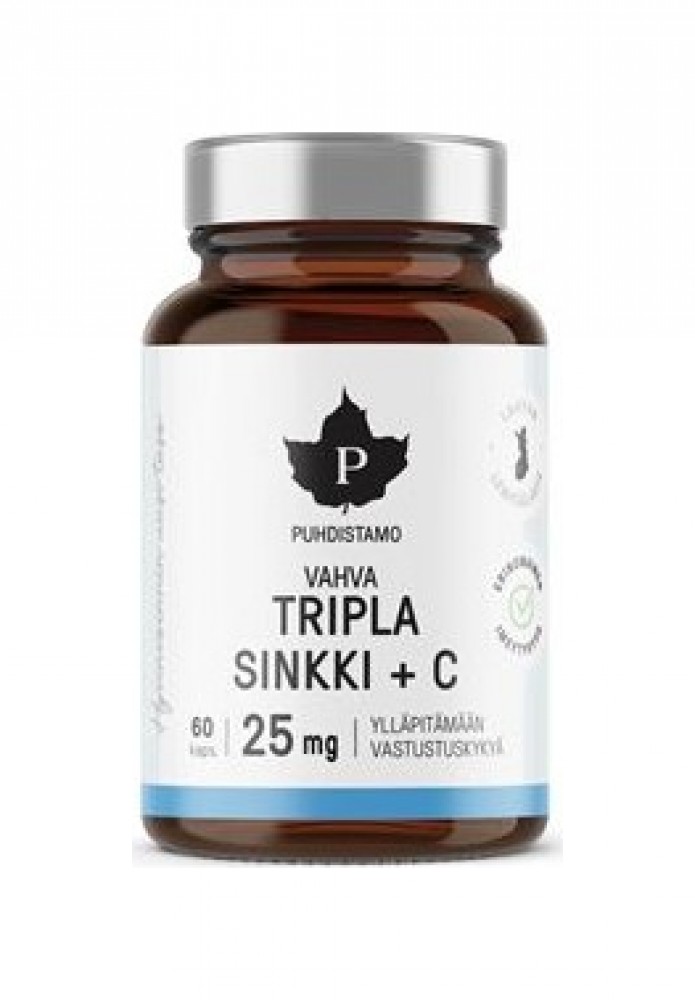 Triple Zinc 25mg + Vitamin C 60 kapslí (Zinek s vitamínem C)