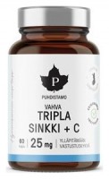 Triple Zinc 25mg + Vitamin C 60 kapslí (Zinek s vitamínem C) 