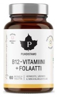 Vitamin B12 Folate 60 pastilek malina (Vitamín B12 s folátem Quatrefolic®) 
