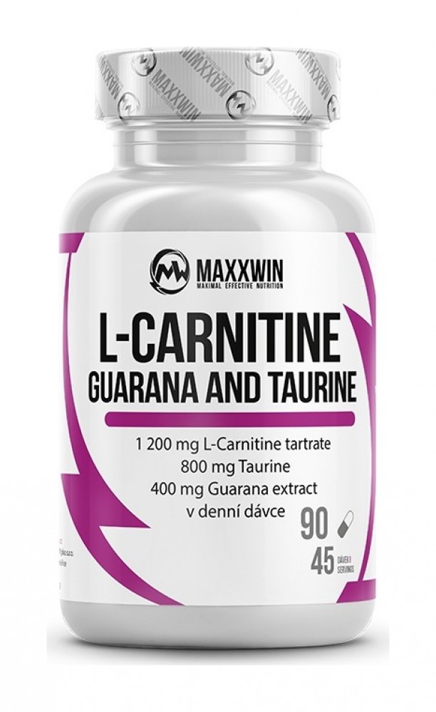 L-CARNITINE GUARANA TAURINE 90 kapslí