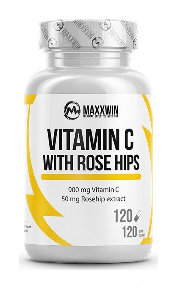 VITAMIN C WITH ROSE HIPS 120 kapslí