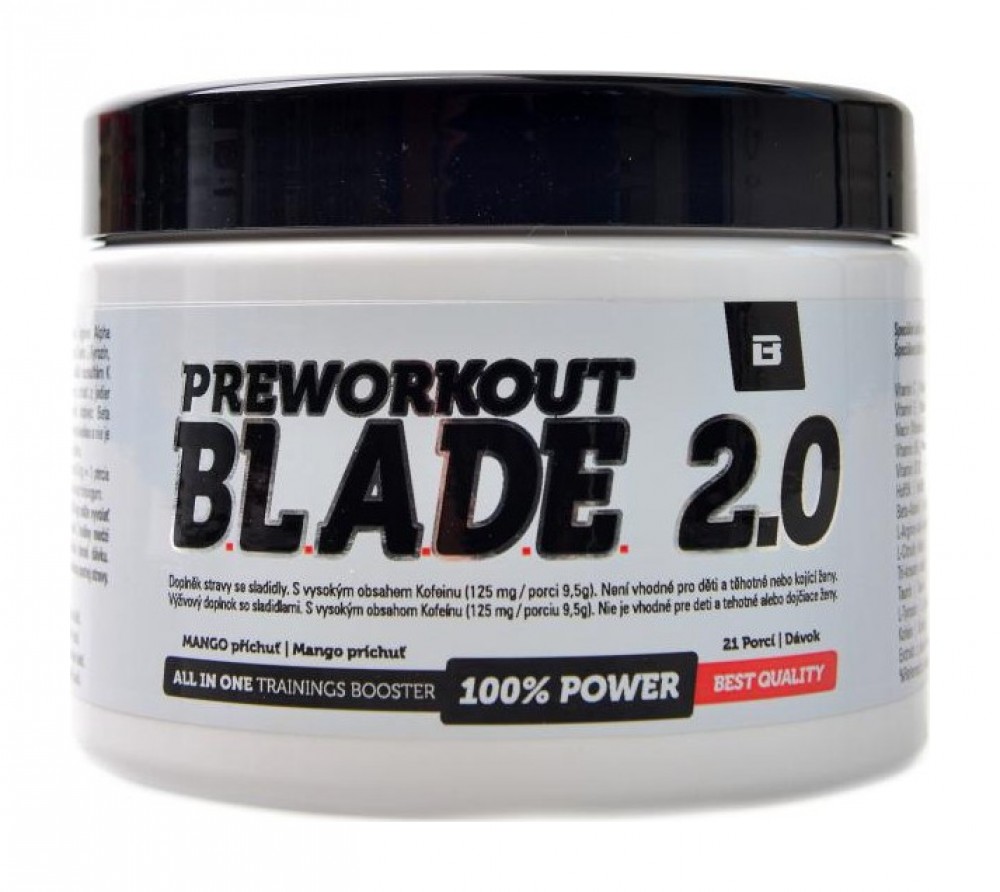 BS BLADE 2.0 preworkout 200g mango meloun