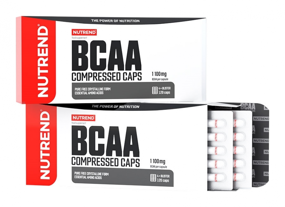 BCAA Compressed Caps   120 kapslí