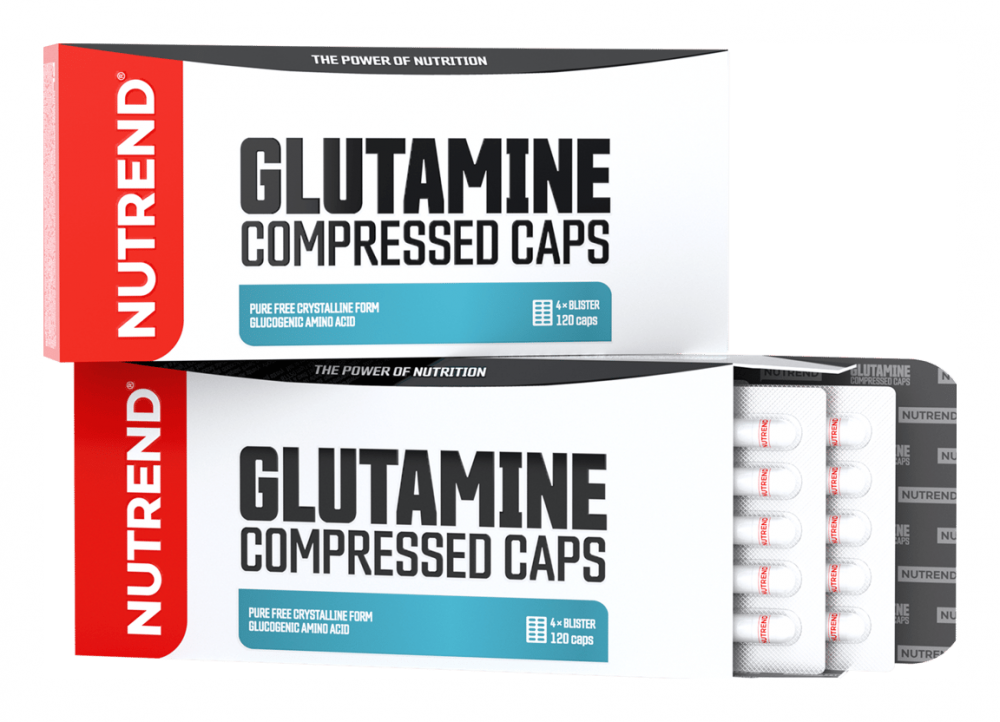 Glutamine Compressed Caps   120 kapslí