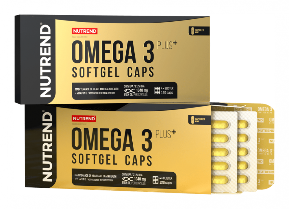 Omega 3 Plus Softgel Caps   120 kapslí