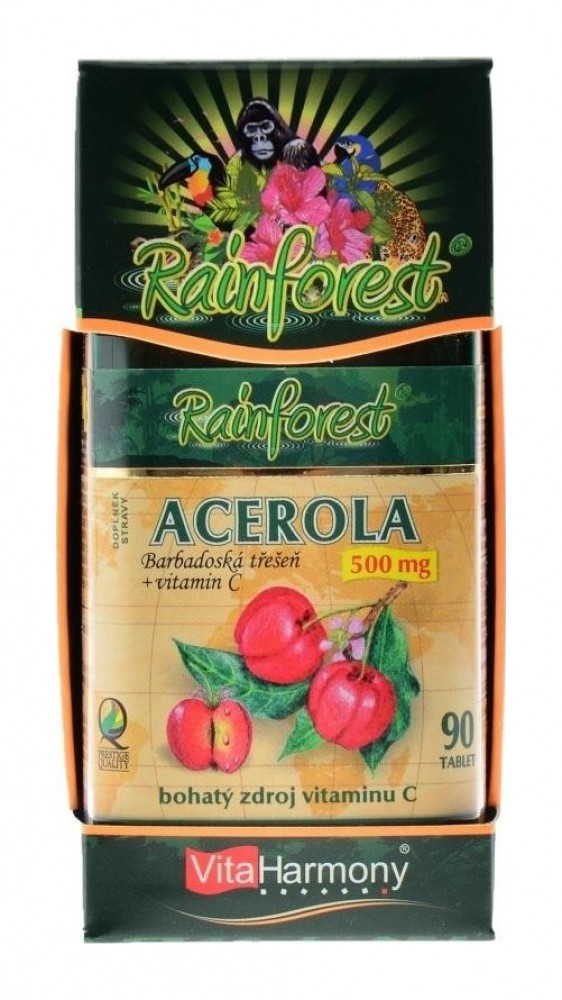 Acerola + Vitamín C 90 tablet