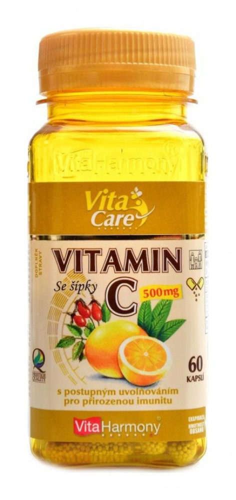 Vitamín C 500mg s postupným uvolňováním 60 kapslí