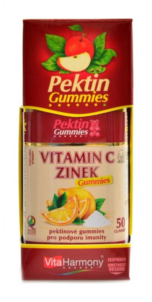 Vitamín C zinek gummies 50 gummies