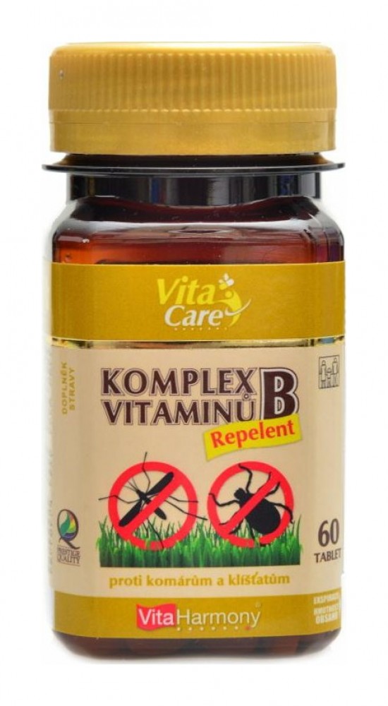 Komplex vitamínů B repelent 60 tablet