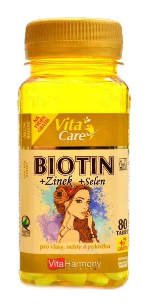 Biotin 300 mcg + Selen + Zinek 87 tbl