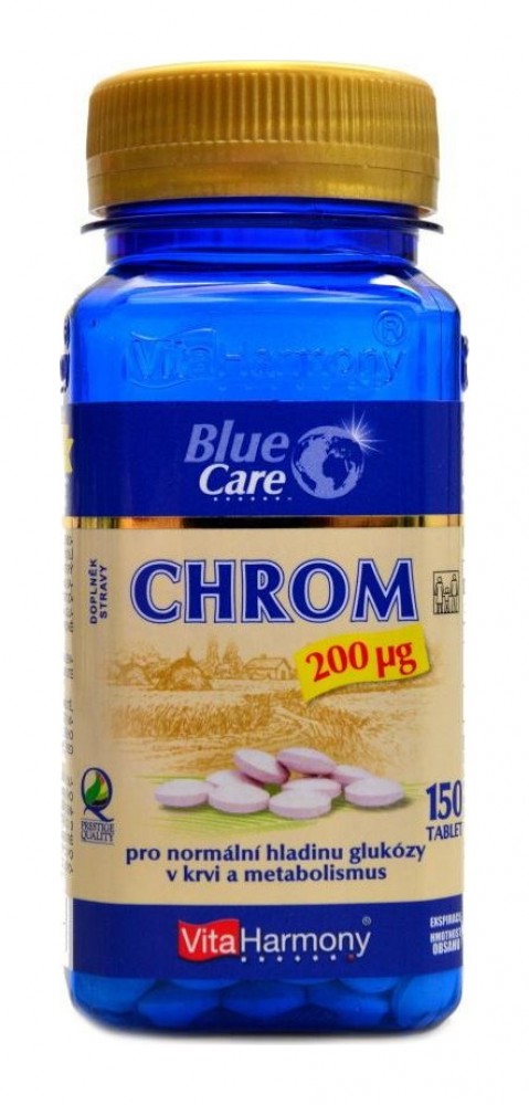 Chrom pikolinát 200 mcg 150 tablet chromium