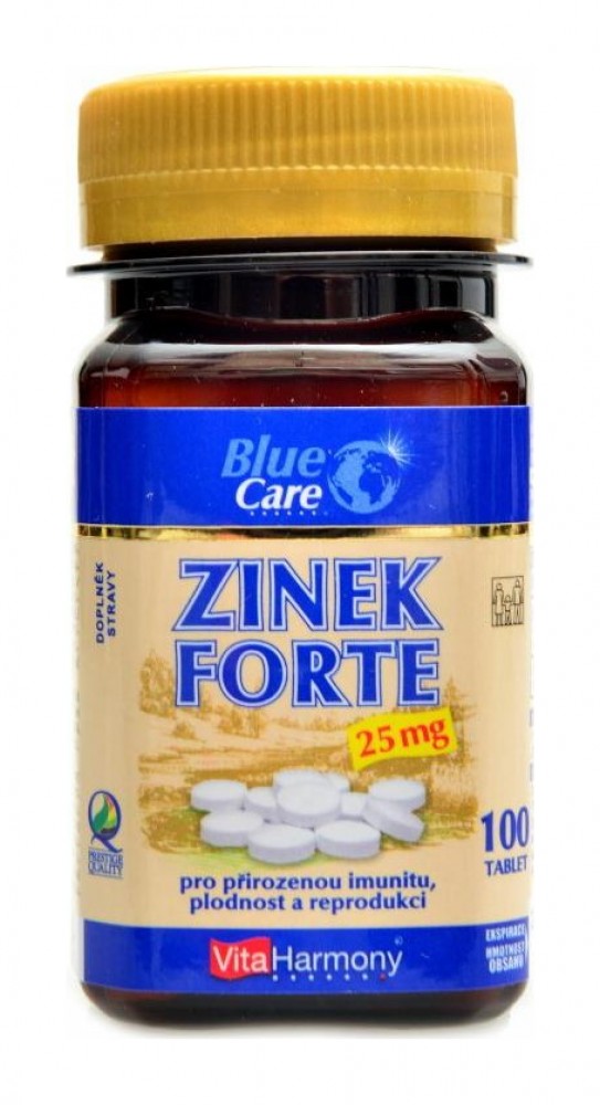 Zinek forte 25 mg 100 tablet economy