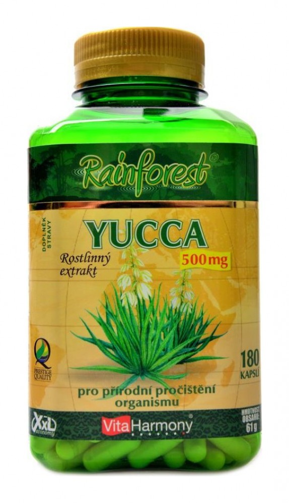 Yucca 500 mg 180 kapslí