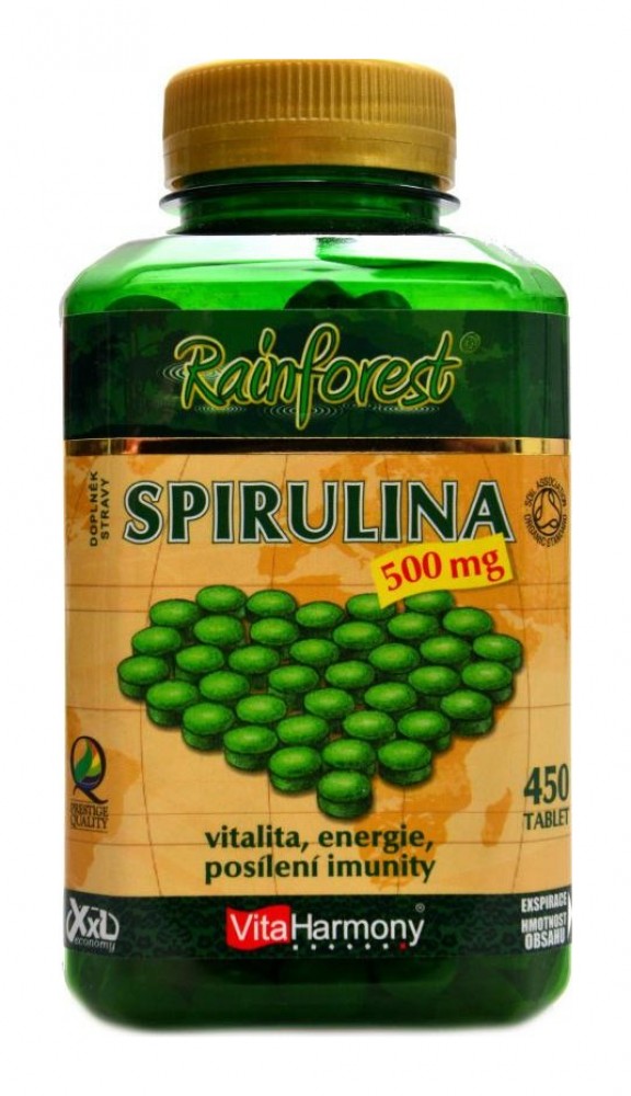 XXL Spirulina 500 mg 450 tablet