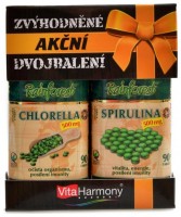 Chlorella 500 mg 90 tablet + Spirulina 90 tbl 