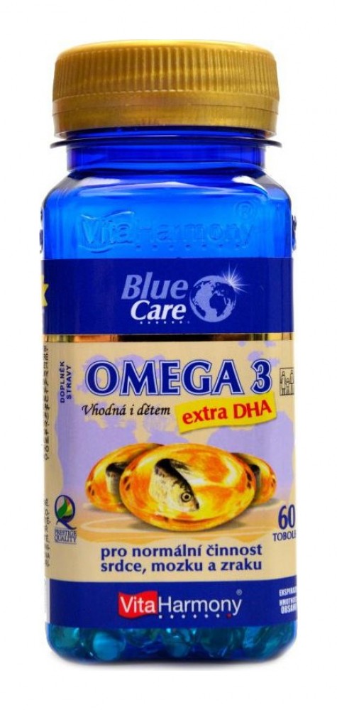 Omega 3 Extra DHA vhodná i pro děti 60 tbl