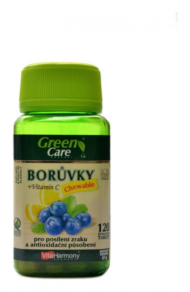 Borůvky s vitaminem C Chewable - 120 žv.tbl