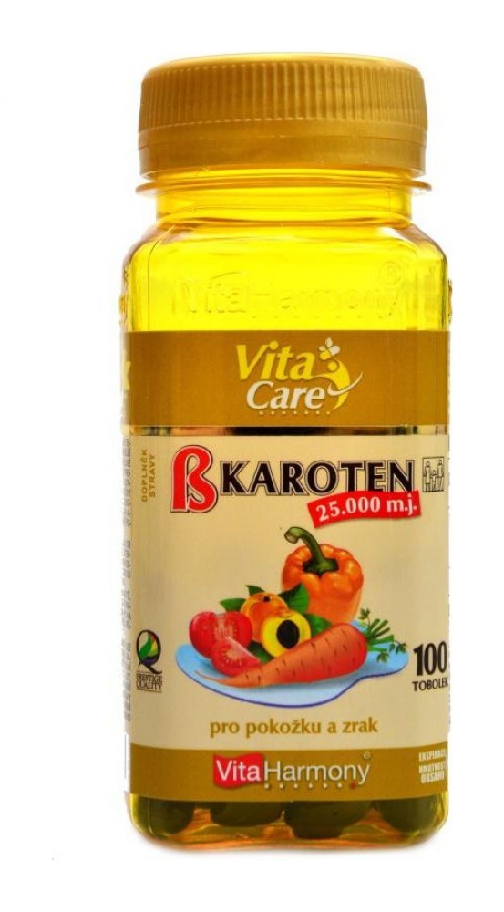 Beta karoten 25.000mj 100 tobolek